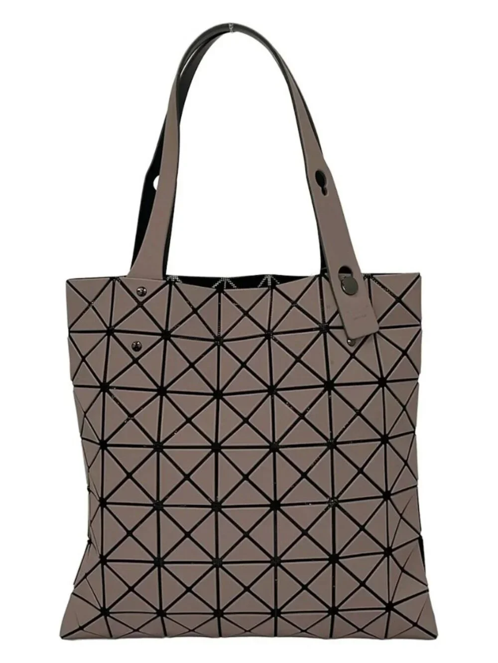 BAOBAO ISSEYMIYAKE Prism Matte BB13-AG507 Pink Beige PVC Polyester Tote Bag